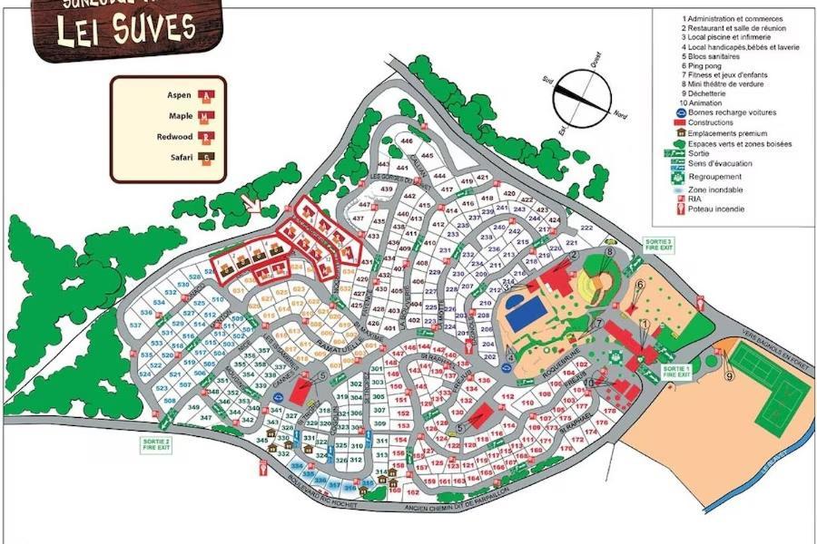 Mobile home 6-pers Camping Leï Suves-Côtes d'Azur-including airco Roquebrune-sur-Argens Exterior foto